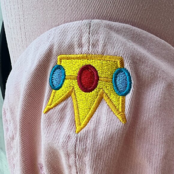 Nintendo Princess Peach Pink Dad Hat | Controller Gear | Super Mario | OSFM - Picture 4 of 8